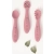 Olmitos dziecięce sztućce silikonowe Różowe zestaw sztućców dla dziecka